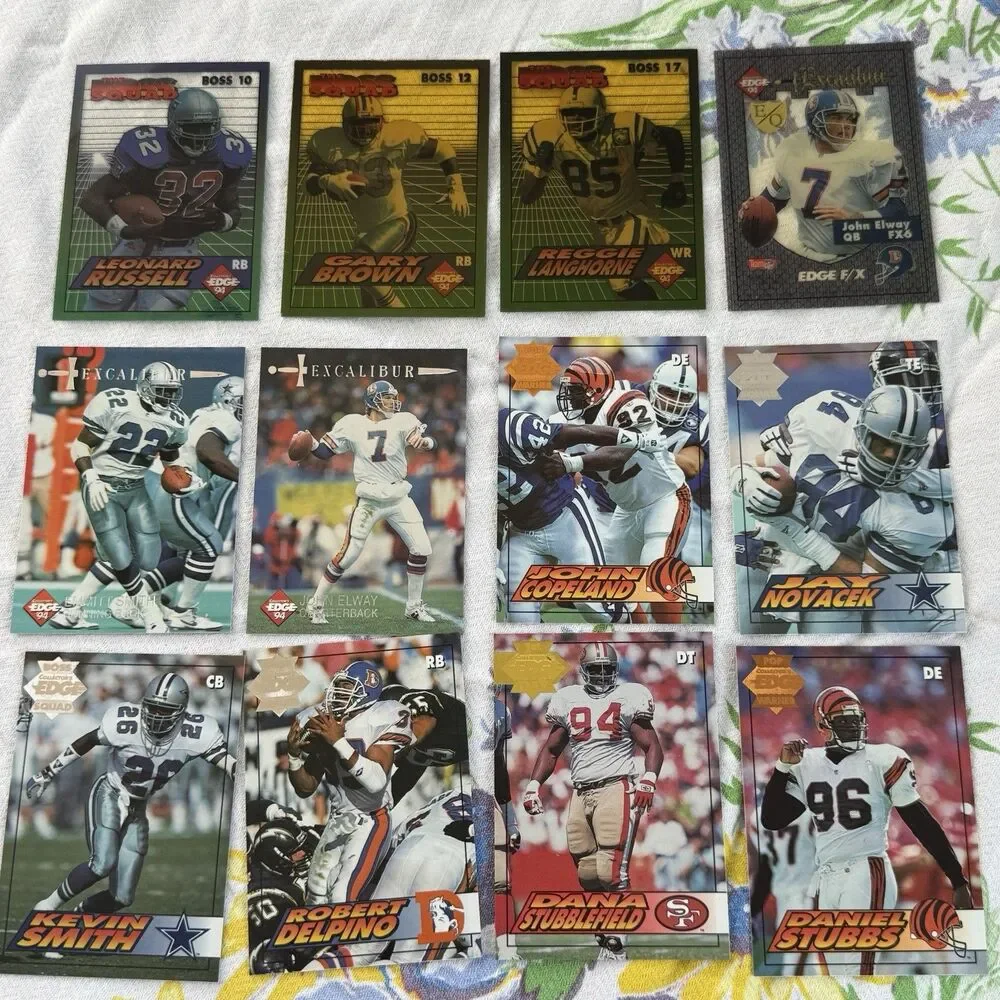 1994 Collectors Edge Football 250 Card Lot NM Barry Sanders John Elway Aikman